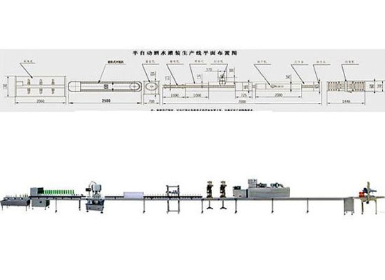 半自動酒水灌裝生產線